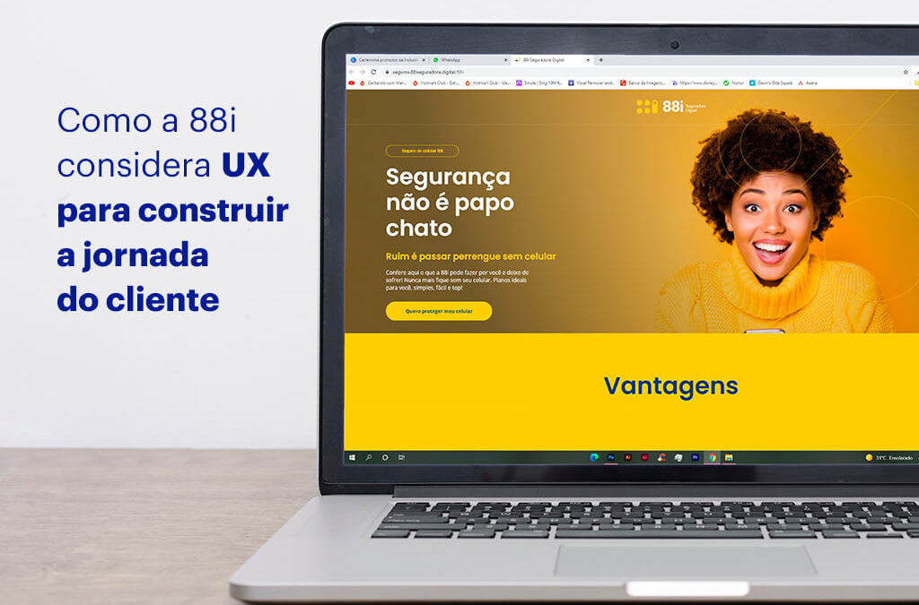 Como a 88i Seguradora Digital considera UX para construir a jornada do cliente