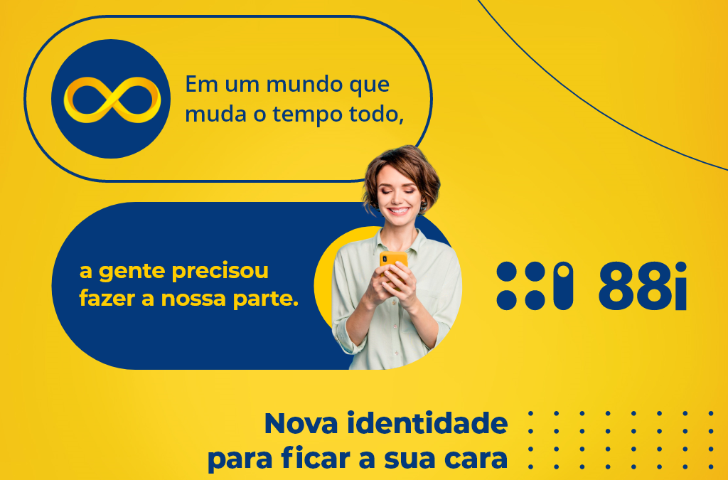 88i apresenta sua nova identidade visual: inovação é nossa marca